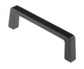 Pinet Black Aluminium Handle 40 mm Height, 12.2mm Width, 134mm Length, 134mm, Aluminium, Black, Pack of 2 pieces