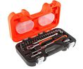 Ratchet Spanner Set, 2-Component, 1/4", 29pcs