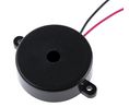 86dB Panel Mount Square Wave External Piezo Buzzer, 30 x 9.5mm, 30V ac Max 86dB