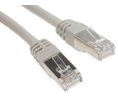 15m Cat6, Grey RJ45 to Male RJ45 Male, F/UTP Shielded, Terminated LSZH Sheath