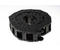 Igus 2500, e-chain Black Cable Chain - Flexible Slot, W54 mm x D35mm, L1m, 55 mm Min. Bend Radius, Igumid GLW, 54, 1m, Svart