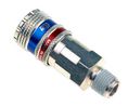 CEJN Brass, Steel Male Pneumatic Quick Connect Coupling, R 1/4 Male Threaded