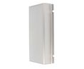 Enclosure with Integrated Flanges, Extruded Aluminium, 160x98x27mm, Clear Anodized, IP54