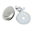 Hole Plug, 31mm, Stainless Steel, Grey