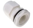 Cable Gland, 6 ... 12mm, M20, Polyamide 6.6, White, Pack of 10 pieces