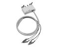 Kabel med medelstor Kelvin-klämma, Kelvin-klämma / BNC-kontakt, 940mm,