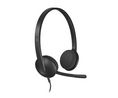 Headset, H340, Stereo, On-Ear, 20kHz, USB, Black