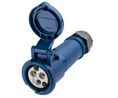 AM-TOP IP44 Blue Cable Mount 3P Industrial Power Socket, Rated At 16A, 230 V