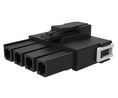 Housing, Receptacle, Pitch - 5.7 mm, Poles - 5, Rows - 1, Polyamide, Pack of 5 pieces