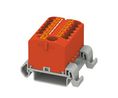 Terminal Block, Push-In, 7 Poles, 690V, 24A, 0.14 ... 10mm², Red