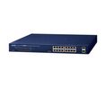 PoE Switch, Unmanaged, 1Gbps, 240W, RJ45 Ports 16, PoE Ports 16, Fibre Ports 2SFP