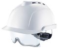 MSA Safety V-Gard 930 White Safety Helmet, AdjustableVentilated