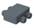 Bopla Euromas Polymas Series Polyamide Junction Box, IP65, 0, - Terminals, 98 x 64 x 34mm