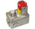 IDEM ESL Series Twist Release Illuminated Emergency Stop Push Button, Surface Mount, 2NC + 2NO, IP67, IP69K