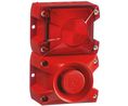 Pfannenberg PATROL Series Red Sounder-Beacon Combination, IP66255 VBase105 dB