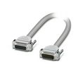 Male 15 Pin D-sub to Female 15 Pin D-sub Serial Cable, 6m 6m Grey