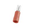Spade Connector, Partially Insulated, Red, 0.5 ... 1.5mm², Socket, Pack of 100 pieces