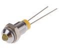 LED Indicator Soldering Pins Yellow DC 3.3V 6mm 30mcd