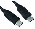 Cable, USB-C Plug - USB-C Plug, 500mm, USB 3.1, Black