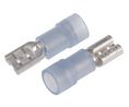 Spade Connector, Partially Insulated, Blue, 1.5 ... 2.5mm², Socket, Pack of 100 pieces