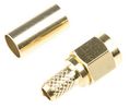 Connecteur RF, SMA, Fiche mâle, RG-142U, Montage sur câble, Droit, A sertir
