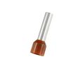 Aderendhülsen, 10mm², Braun, 28mm, Packung à 100 Stück