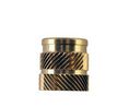 Threaded Insert, Flush, M5, 6.4 x 9.5mm, Brass, Pack of 100 pieces