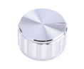 Potentiometer Knob, Aluminium, Metallic, 25mm