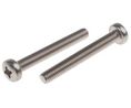 Skrue, Maskin / Flathodet, Pozidriv, M5, 40mm, Pakke med 50 stykk