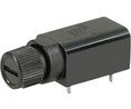 Fuse Holder 5 x 20 mm 10MOhm 400V 6.3A Black Thermoplastic PCB IP40
