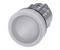 White Pilot Light Head, 22mm Cutout SIRIUS ACT Series