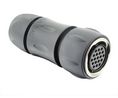 Circular Connector, Plug, 19 Contacts, 4.5A, 250V, IP69K / IP68