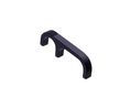 Handle, M4, 86mm, Aluminium, Black, Pack of 2 pieces