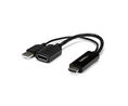 Videoadapter, HDMI-Stecker - DisplayPort-Buchse, 3840 x 2160, Schwarz