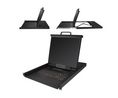 KVM Switch with Console, 19" (48 cm), 1280 x 1024, US English, QWERTY, 16x VGA Socket