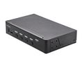 4-Port KVM Switch with USB-A 3.0 Hub, HDMI