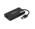 Adapter, USB-A Plug - HDMI Socket, 3840 x 2160, Black