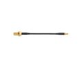 RF Cable Assembly, SMA Female Straight - MCX Male Straight, 75mm, Black