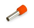 Bootlace Ferrule 0.5mm² Orange Pack of 100 pieces