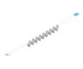 Câble flexible plat, type 2, Conducteurs - 30, Espacement de pas - 1mm, 500V, 350mm, Blanc