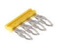 Korsanslutning, 17,5A, 3,5 mm, Gul, 13.1 x 12.15mm, Paket med 20 delar