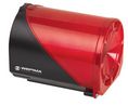 Ljudsignallampa LED 444 Röd Blinkande Flera toner 230VAC 114dBA IP65 Ytfäste
