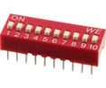 DIP-Schalter Erhöht 10-Pin 2.54mm Printstifte