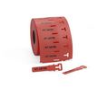 HellermannTyton, 556-80587 TAGPU12X74-LOOP-PUR-RD TAGPU Cable MarkerRed Reel of 500 pieces