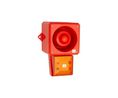 YL50 Hi Vis Series Amber Beacon-Sounder Combination, IP6624 VWall112 dBAC