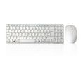 Ceratech KYB-MINIMUSX-RFW Wireless RF Compact Keyboard, QWERTY (UK), White