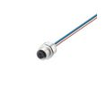ifm electronic Circular Connector, 1 Contacts, Screw, M12 Connector, Socket, Female, IP68, E124 Series, Stecker, 1 Anzahl Kontakte, 4A, 125V, IP68