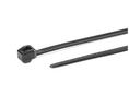 HellermannTyton Cable Tie, Outside Serrated, 246 mm x 4.6 mm, Black Polyamide
