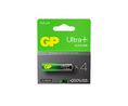 Ultra Plus Alkaline Manganese Dioxide AA Battery 1.5 V, Alkaline Manganese Dioxide, Pack of 4 pieces