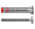 Fischer Fixings Silver Metal, Nylon Cavity Wall Fixings, 10mm fixing hole diameter, Pack of 25 pieces